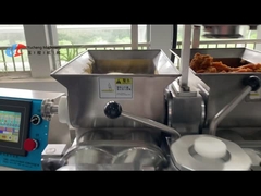 πρόχειρο φαγητό τροφίμων που κάνει τη encrusting γραμμή παραγωγής μηχανών